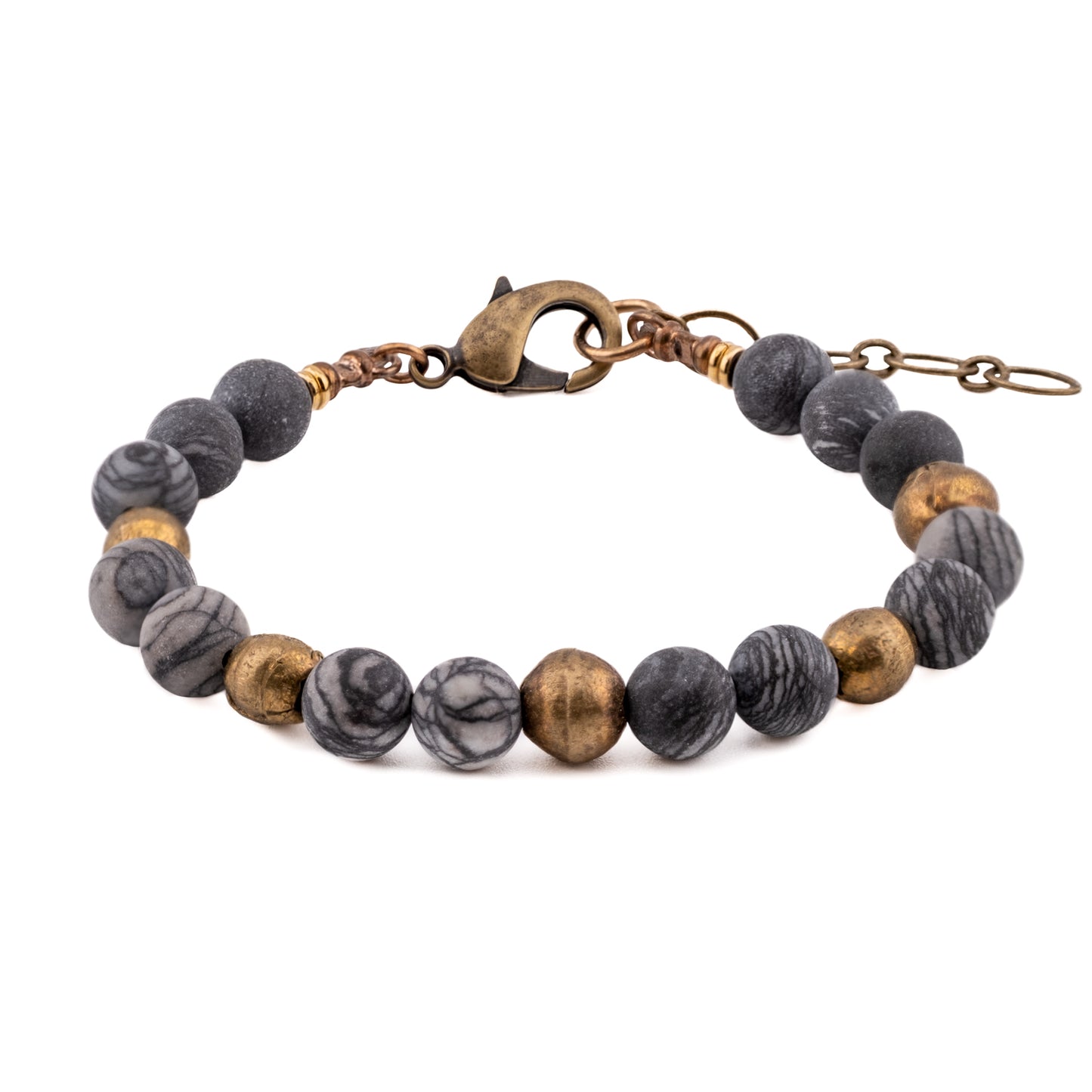 Map Jasper Yoga Bracelet