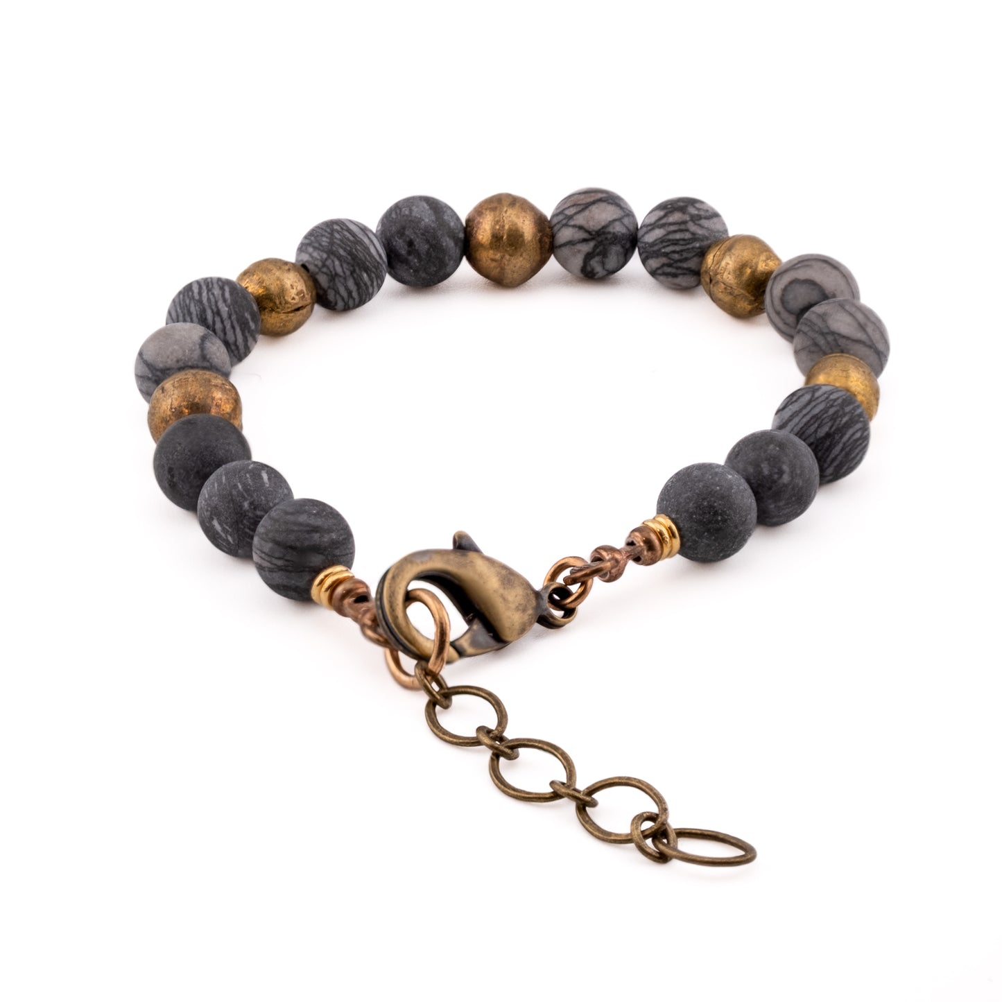 Map Jasper Yoga Bracelet