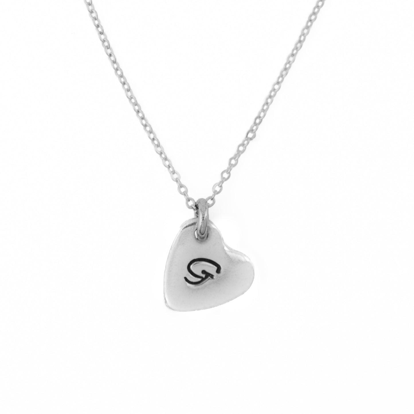 Initial Necklace: G