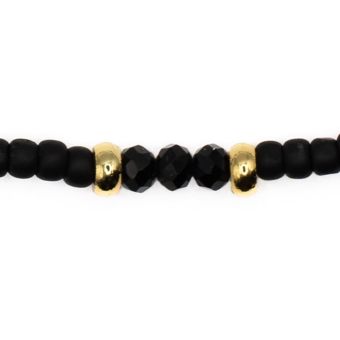 BLACK SEED BEAD CHOKER