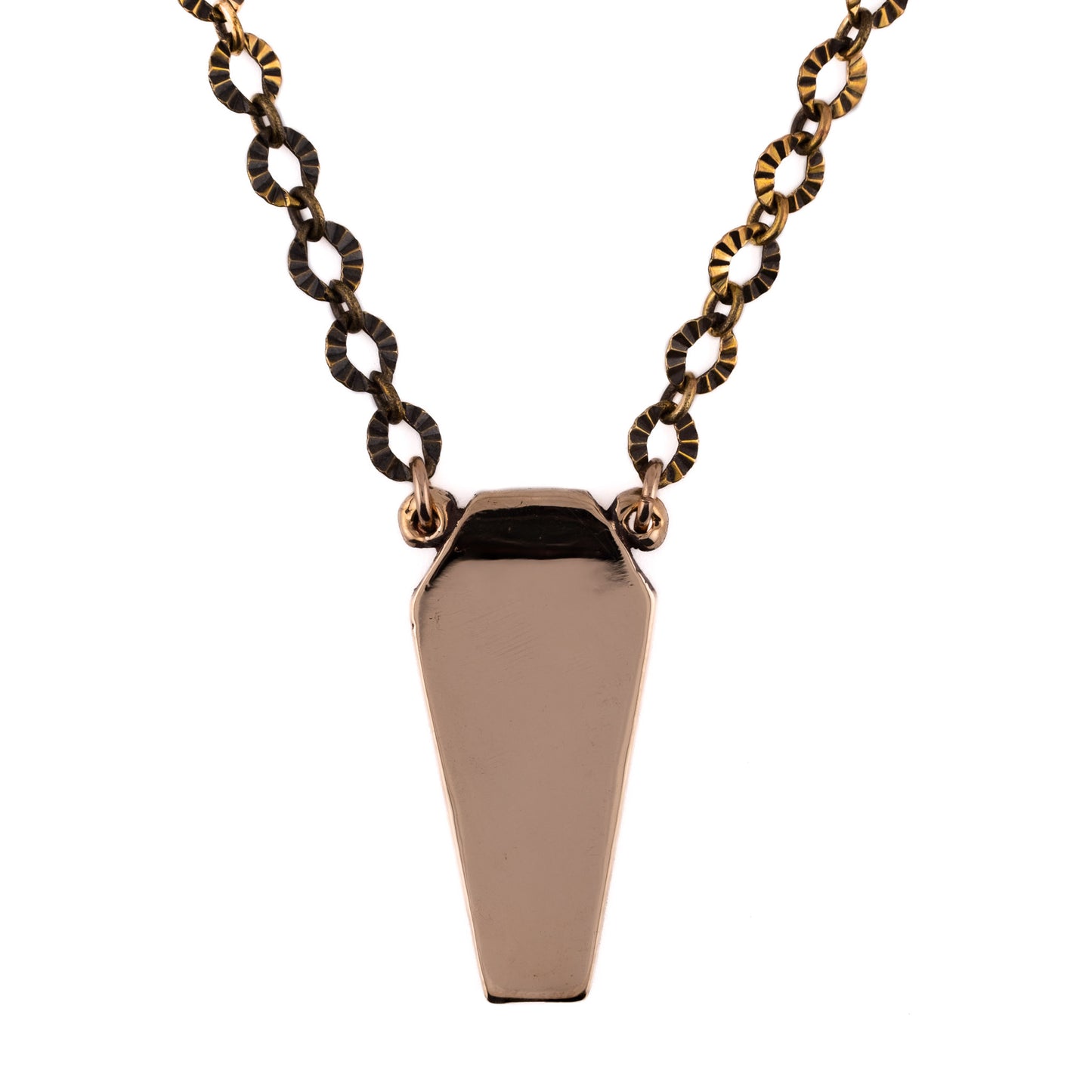 COFFIN & BONES IN BRONZE