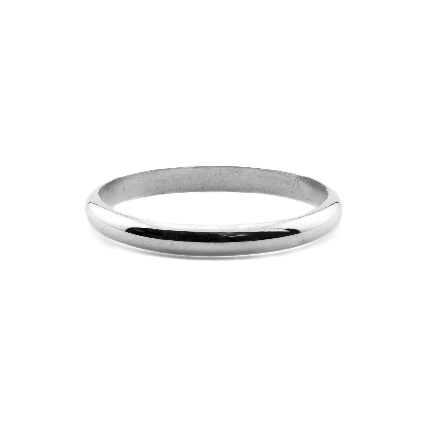 Tiny Halo Ring in sterling silver – 2mm 12ga wedding band style