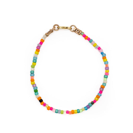 BIRTHDAY CAKE SEED BEAD BRACELET