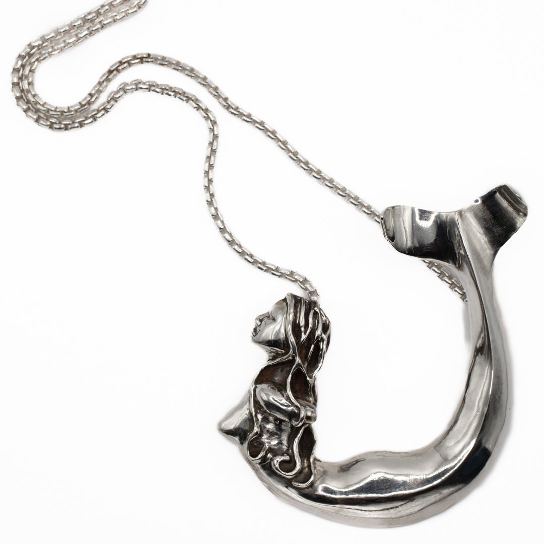 MERMAID NECKLACE IN SILVER