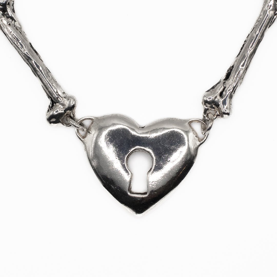 HEART NECKLACE IN SILVER