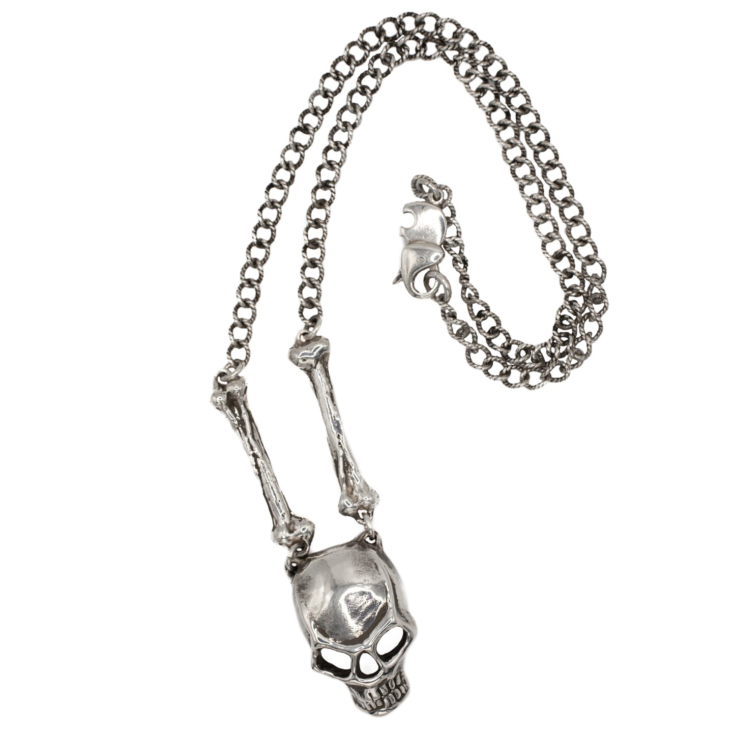 SKULL & BONES IN SILVER