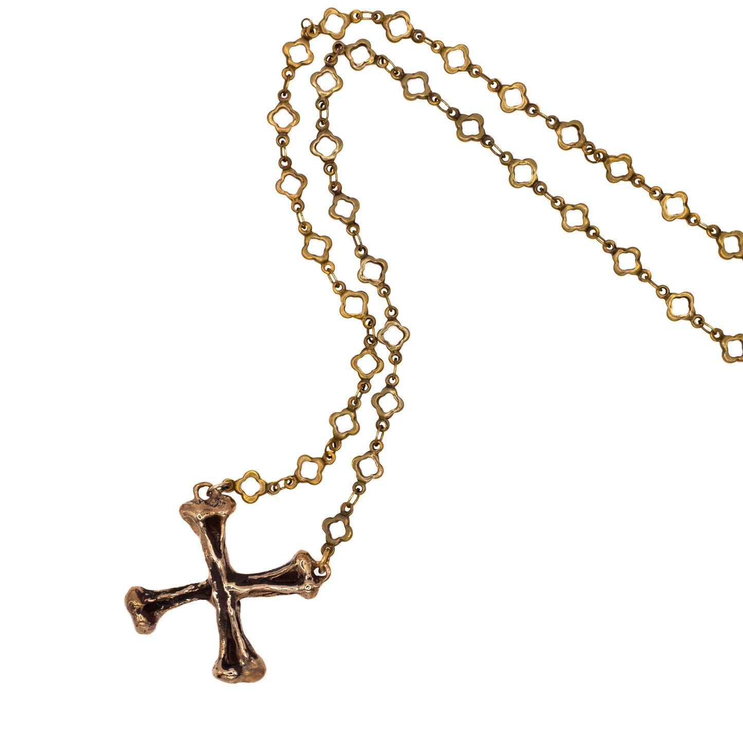 CROSSBONE IN BRONZE
