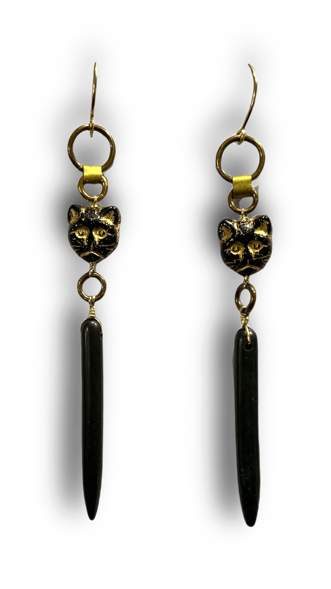 KITTY ONYX EARRINGS