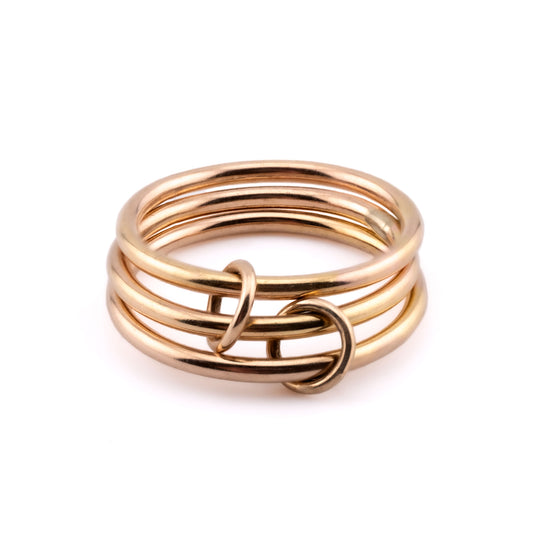 Trio Ring - 14k Gold Fillled