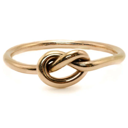 Liv Brady: Gold Filled Big love knot & Big Twist