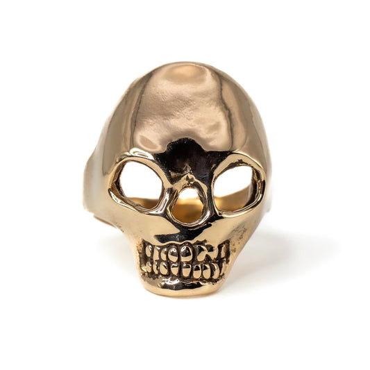 SKULL RING IN BRONZE