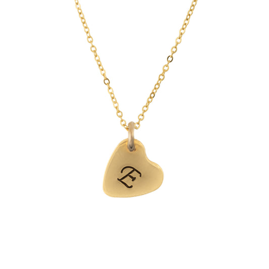 Initial Necklace: E