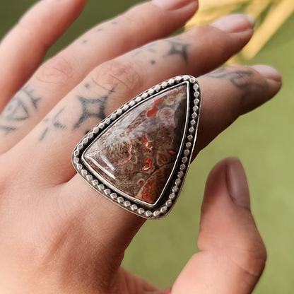 Red Jasper Triangle - Size 5.5