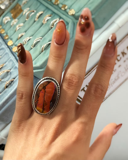 Orange Opal - Size 6.5