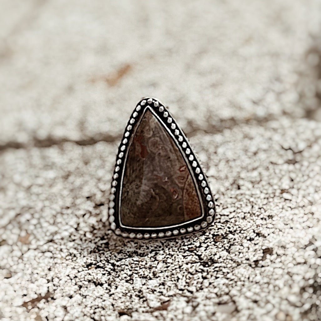 Red Jasper Triangle - Size 5.5