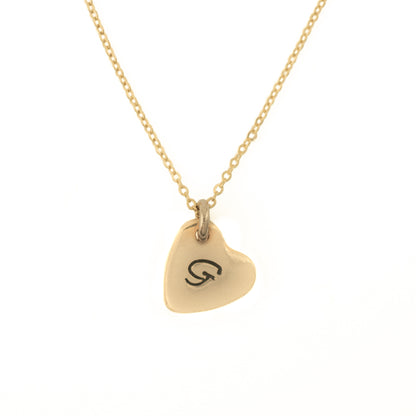 Initial Necklace: G