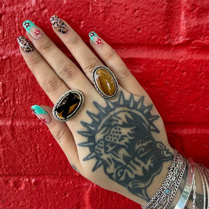 Tigers Eye - sz 4 N/S setting