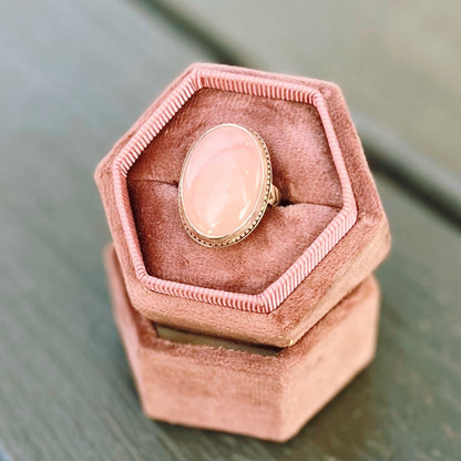 Pink Mookaite Oval - Size 7.5