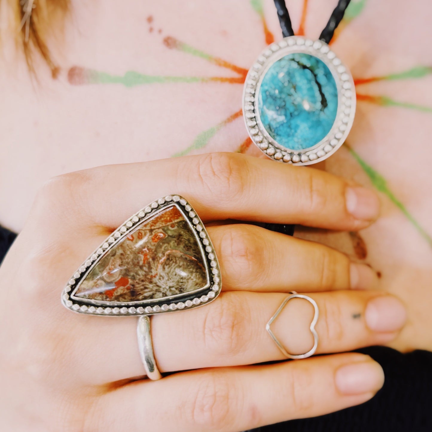 Red Jasper Triangle - Size 5.5