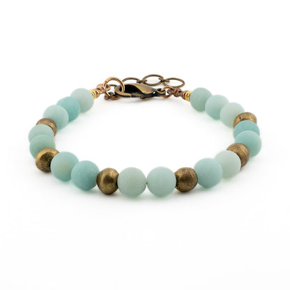 Amazonite Yoga Bracelet.