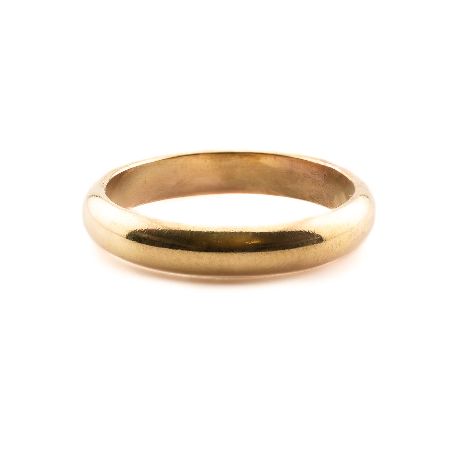 Heavy Halo Ring – 14k Gold Filled 5mm Wide Thick Stacking Band