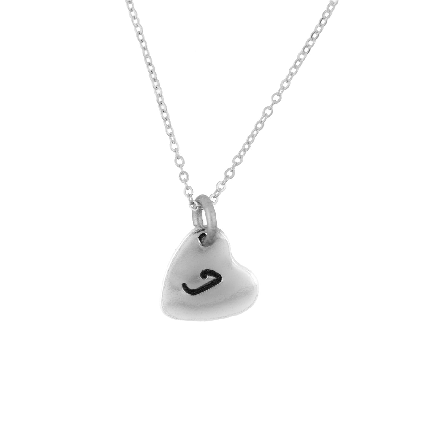 Initial Necklace: J
