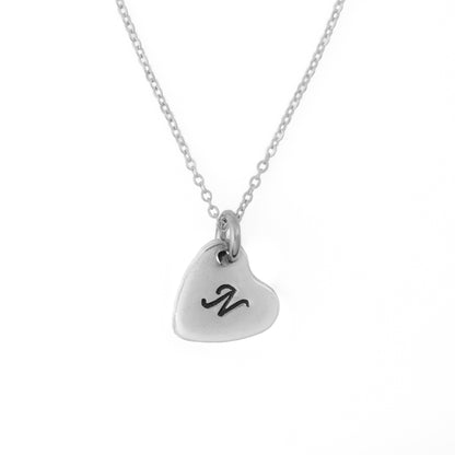 Initial Necklace: N
