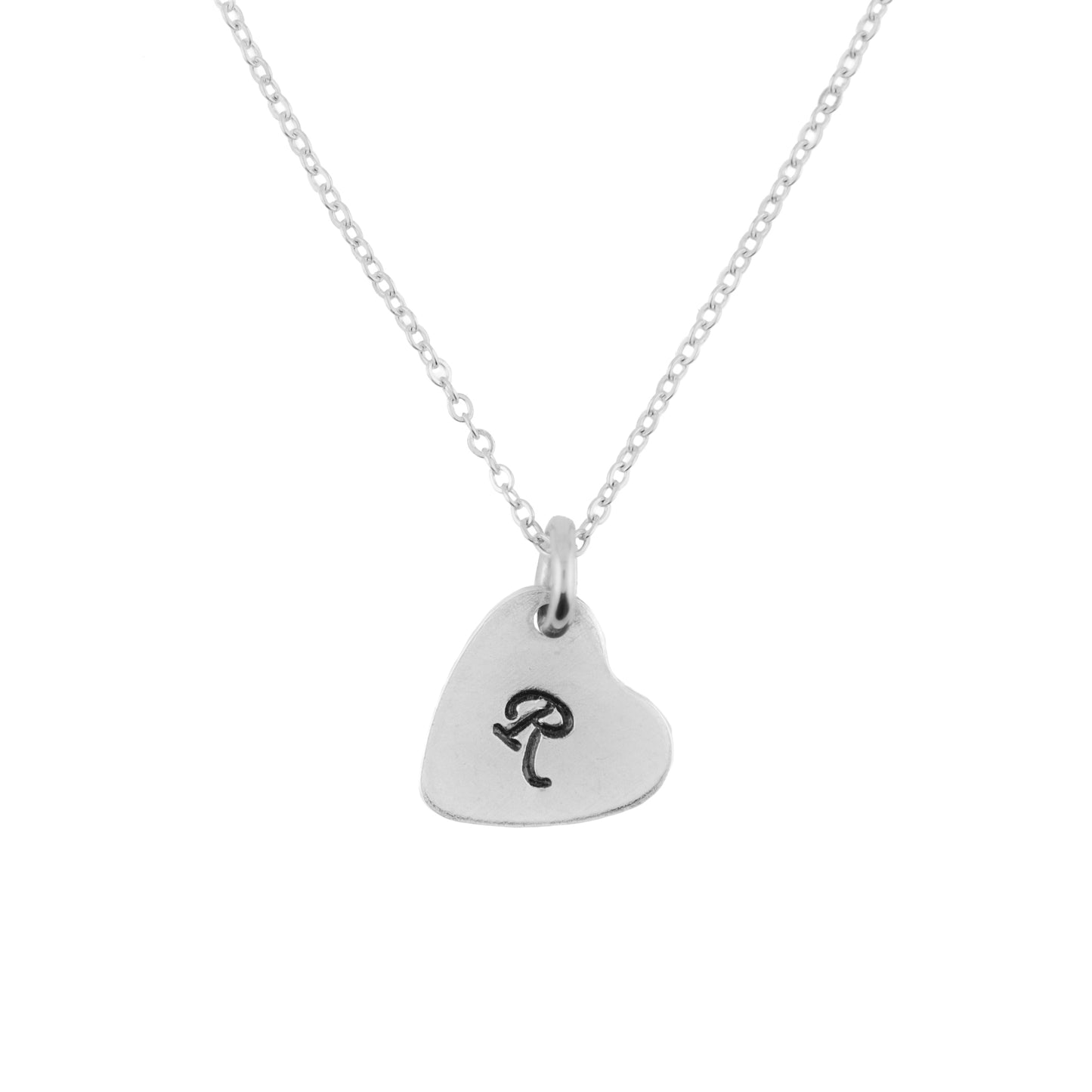 Initial Necklace: R
