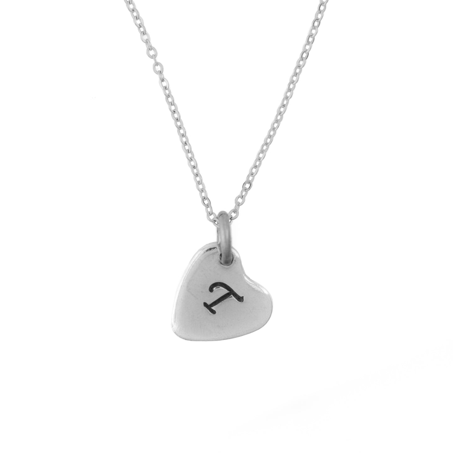 Initial Necklace: T