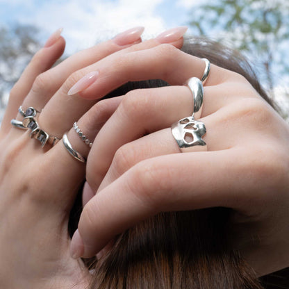 MAXILLA SKULL IN SILVER