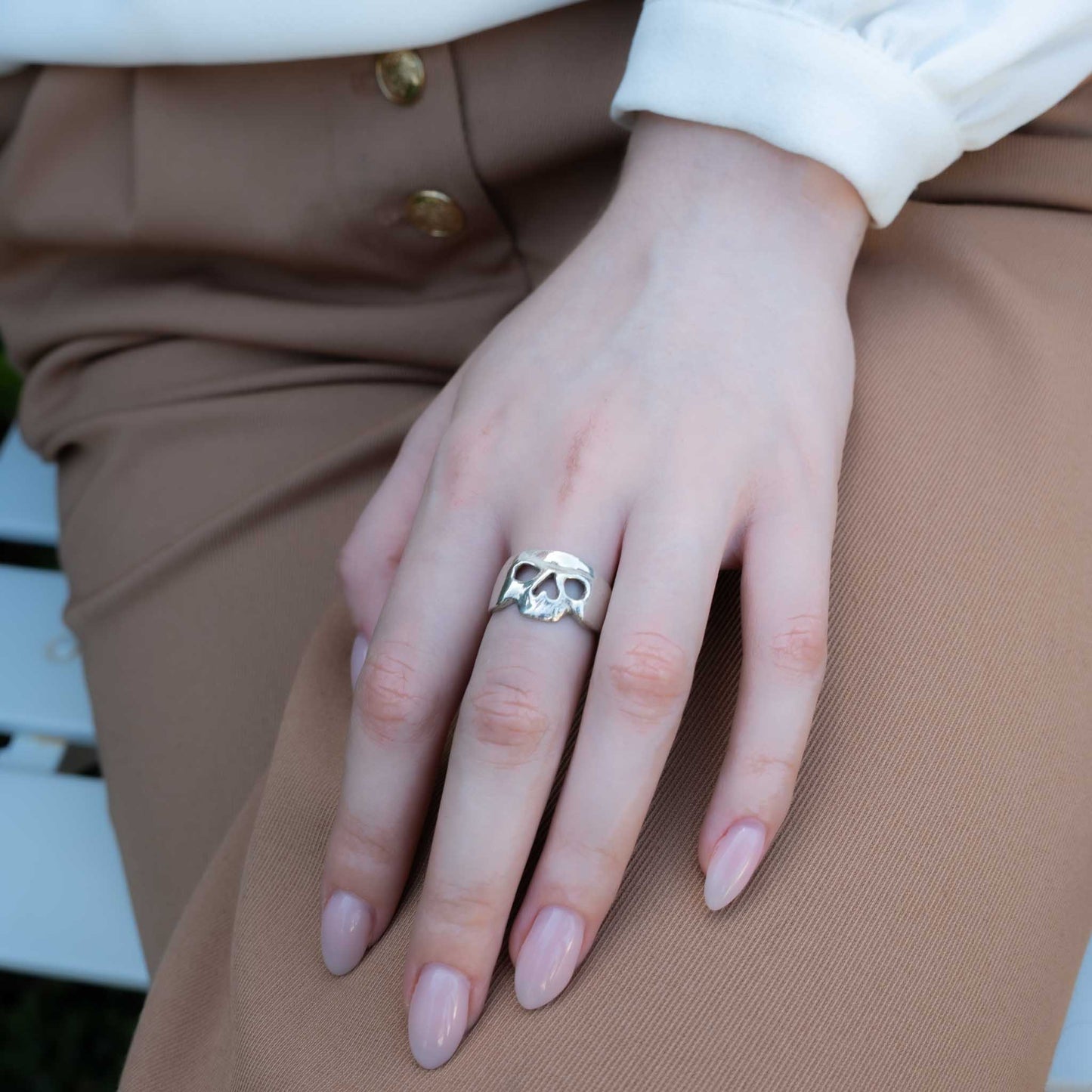 MAXILLA SKULL IN SILVER
