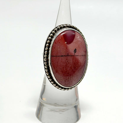Mookaite Oval ring - sz 5