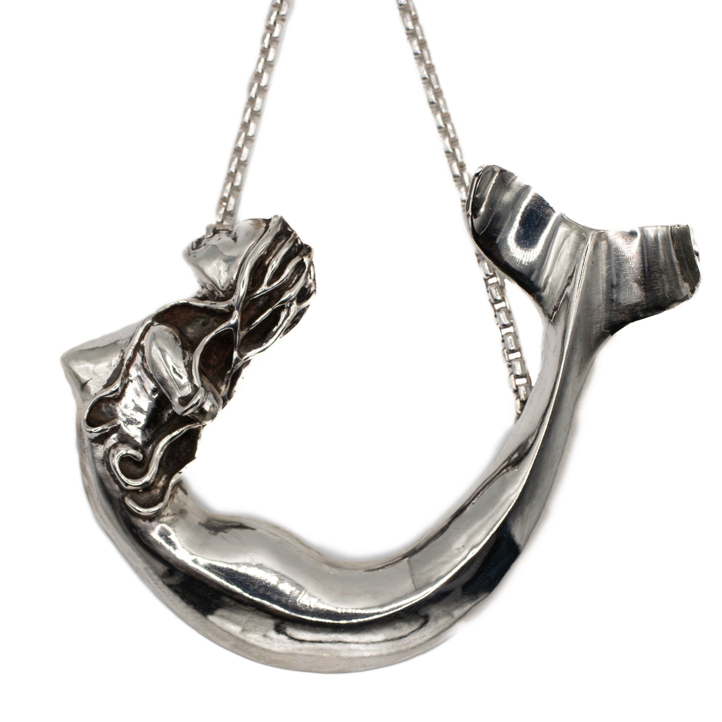MERMAID NECKLACE IN SILVER