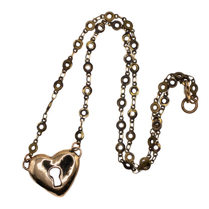 HEART NECKLACE IN BRONZE