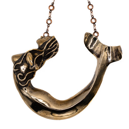 MERMAID NECKLACE IN BRONZE