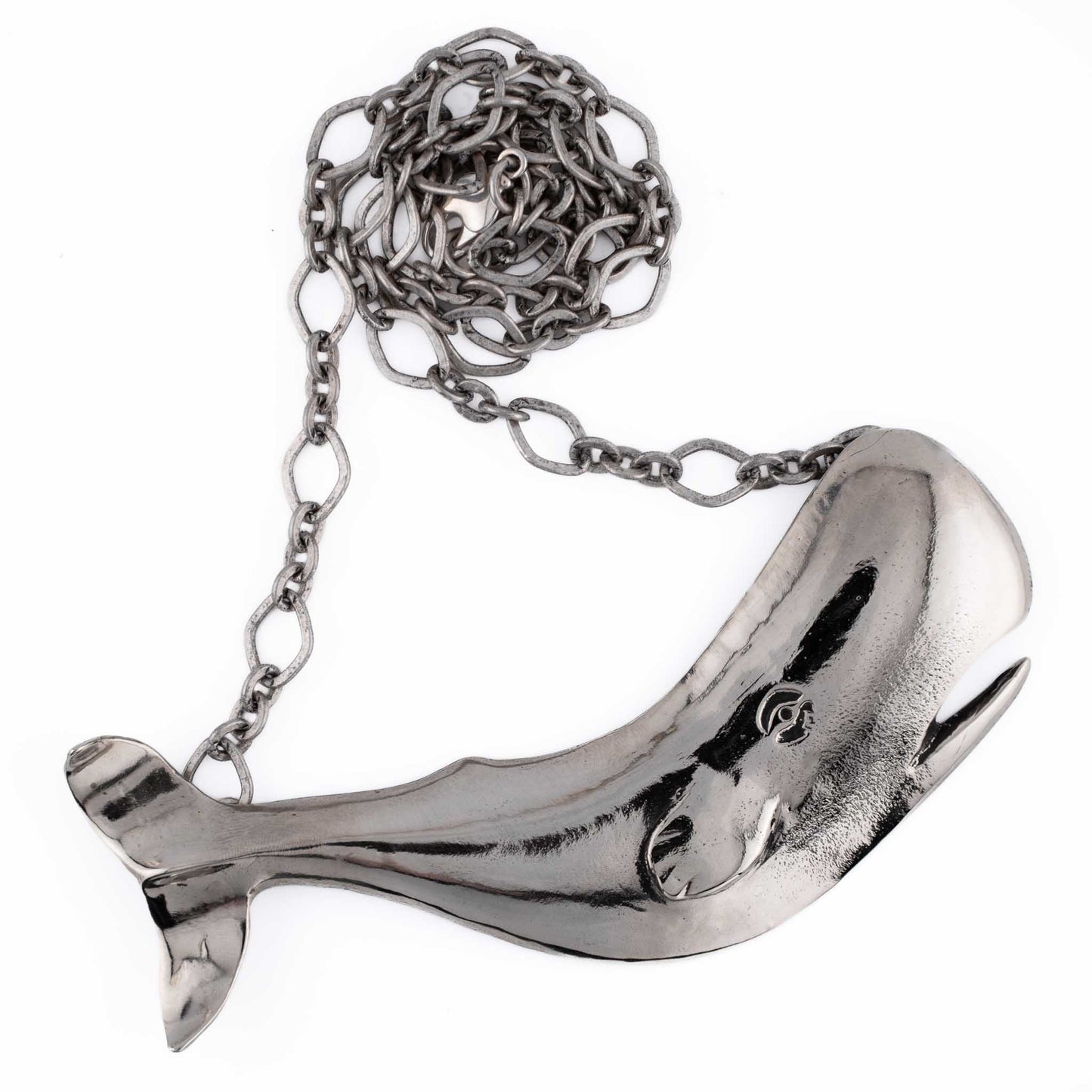 AHAB'S WHALE IN SILVER
