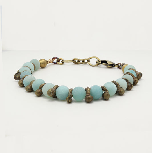 Amazonite Yoga Bracelet.