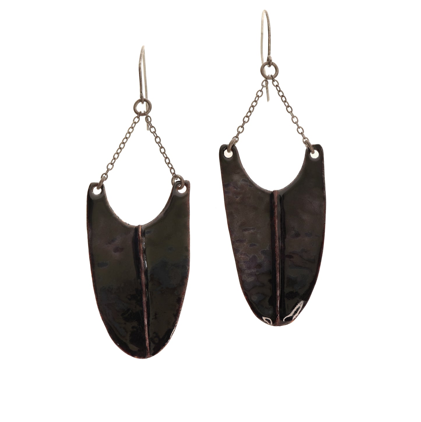 ENAMEL DROP EARRINGS