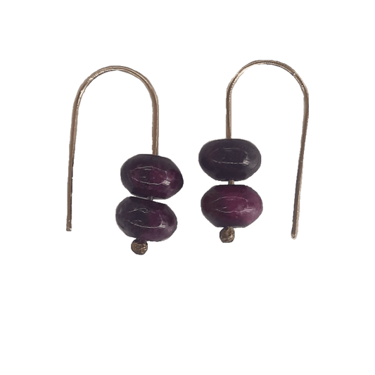 GARNET EARRINGS