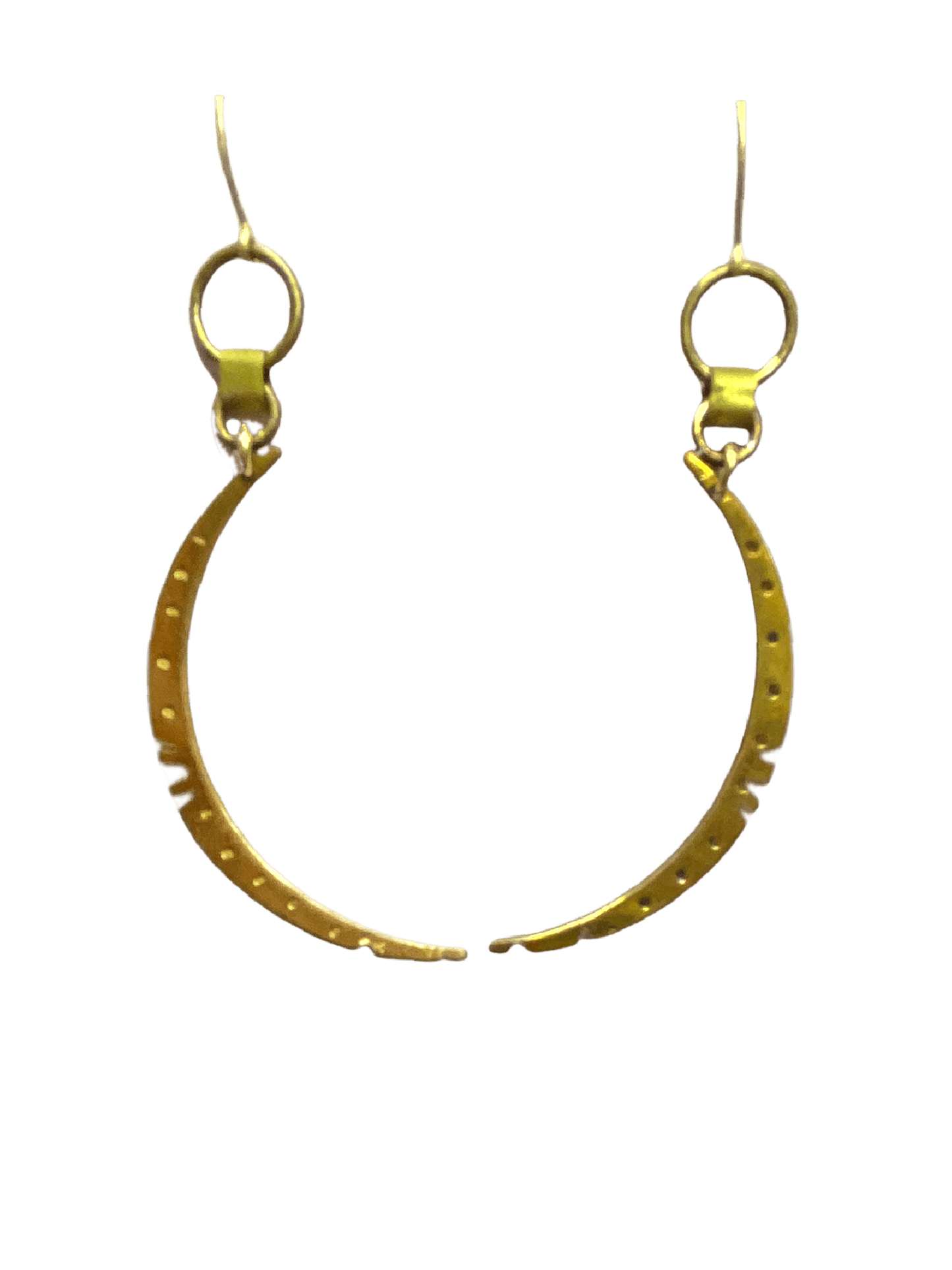 WANING CRESCENT MOON EARRINGS