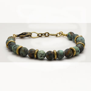 
                
                    Load image into Gallery viewer, Turquoise Yoga Bracelet
                
            
